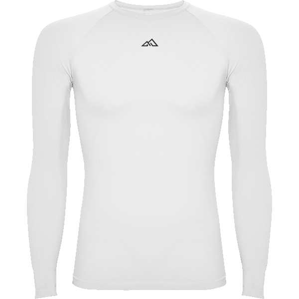 WHITE LONG SLEEVE THERMAL T-SHIRT