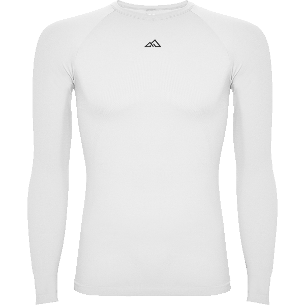 WEISSES LANGARM-THERMO-T-SHIRT