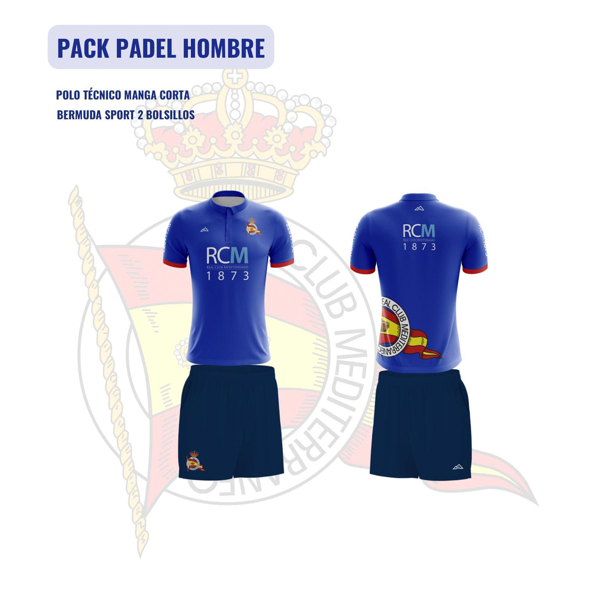 PACK PÁDEL/TENIS HOMBRE RCM