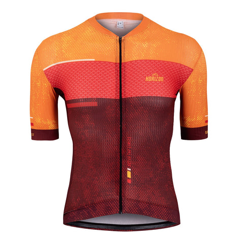 BYSSAU ROAD JERSEY M/SHORT VELOCE OCRE – SLIM FIT