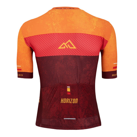 BYSSAU ROAD JERSEY M/SHORT VELOCE OCRE – SLIM FIT