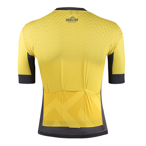 LYDER ROAD M/SHORT CHRONO YELLOW JERSEY – SLIM FIT