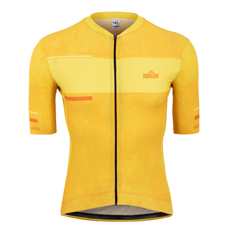 MASKAR BTT M/SHORT JERSEY ALPINE YELLOW – SLIM FIT