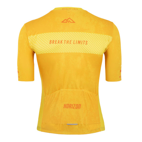 MASKAR BTT M/SHORT JERSEY ALPINE YELLOW – SLIM FIT