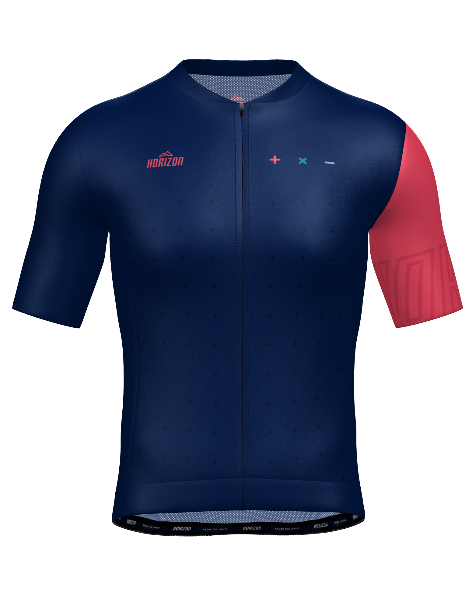 MAILLOT LYDER ROAD M/COURT BLU NOTTE - COUPE REGULIER